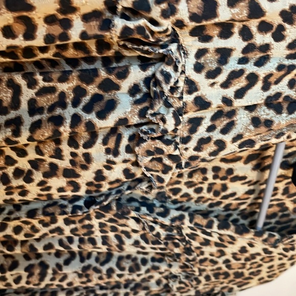 Jessica Simpson Animal Print Blouse - Picture 3 of 7